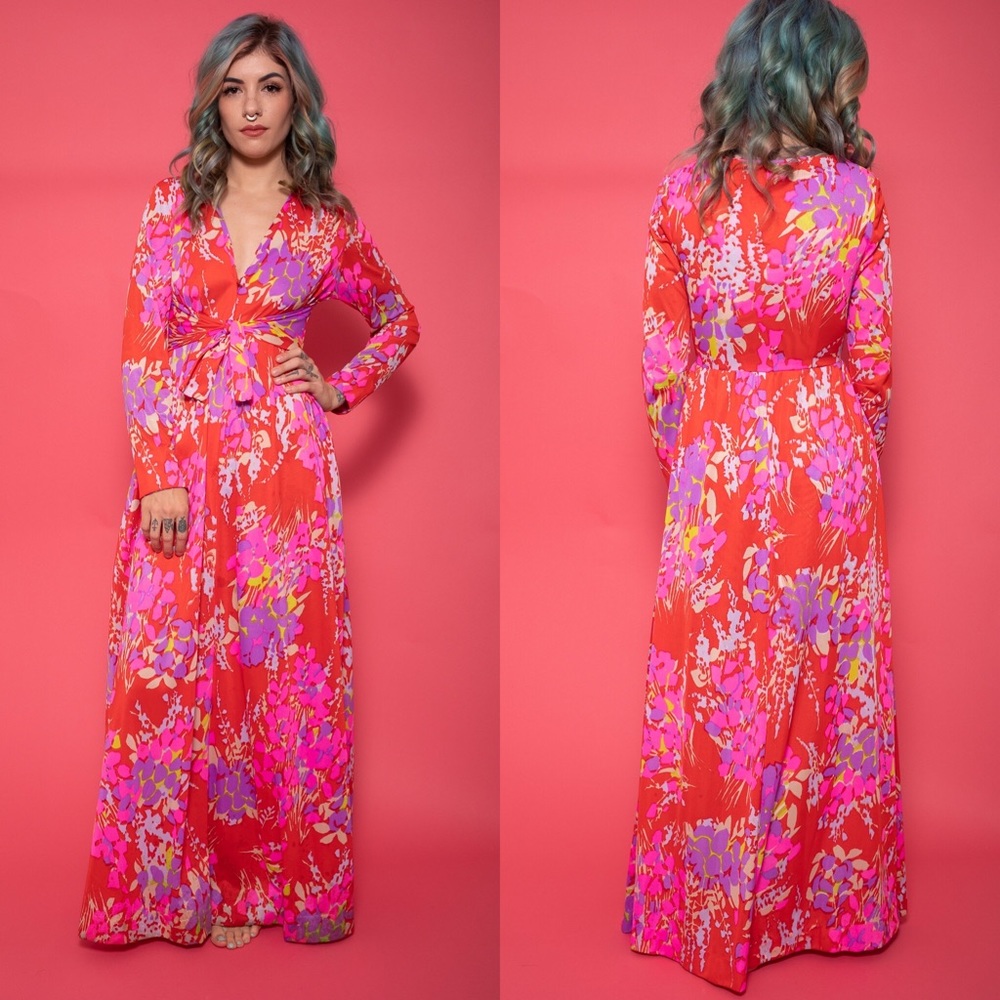 60’s Floral House Robe